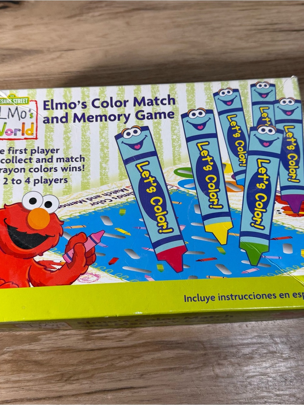 Elmo’s Color Match & Memory Game By RoseArt Ages 3 And Up